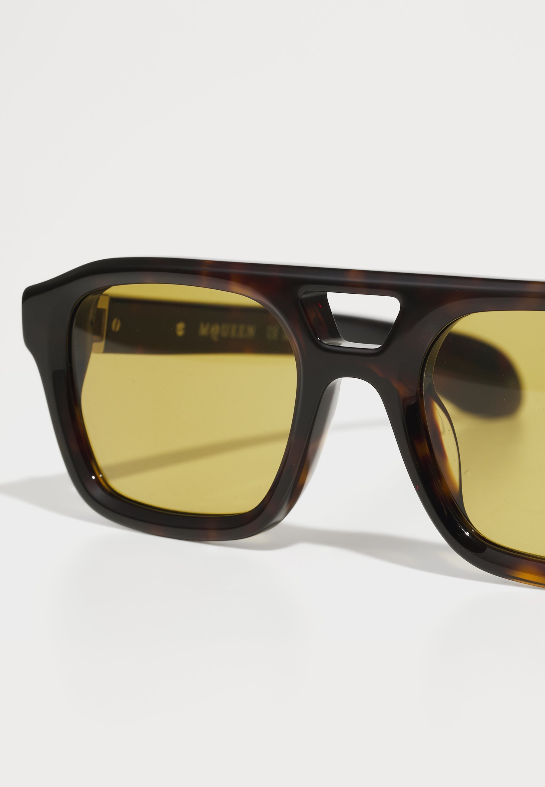 Alexander McQueen UNISEX - Solbriller - havana/yellow