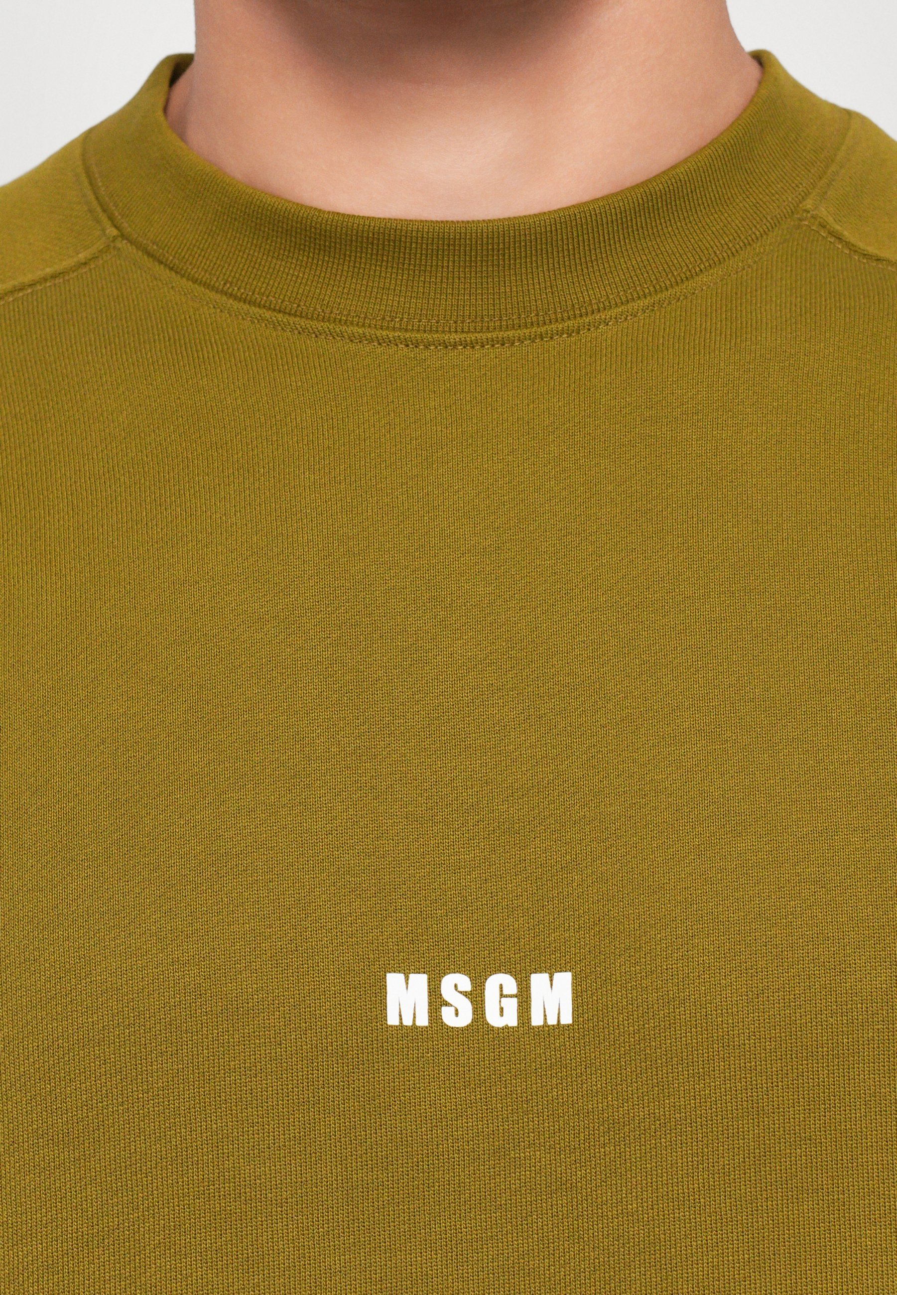 MSGM-sweatshirt - olijfgroen