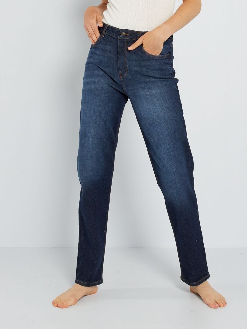 Calça jeans de corte regular - tamanho 32L - azul