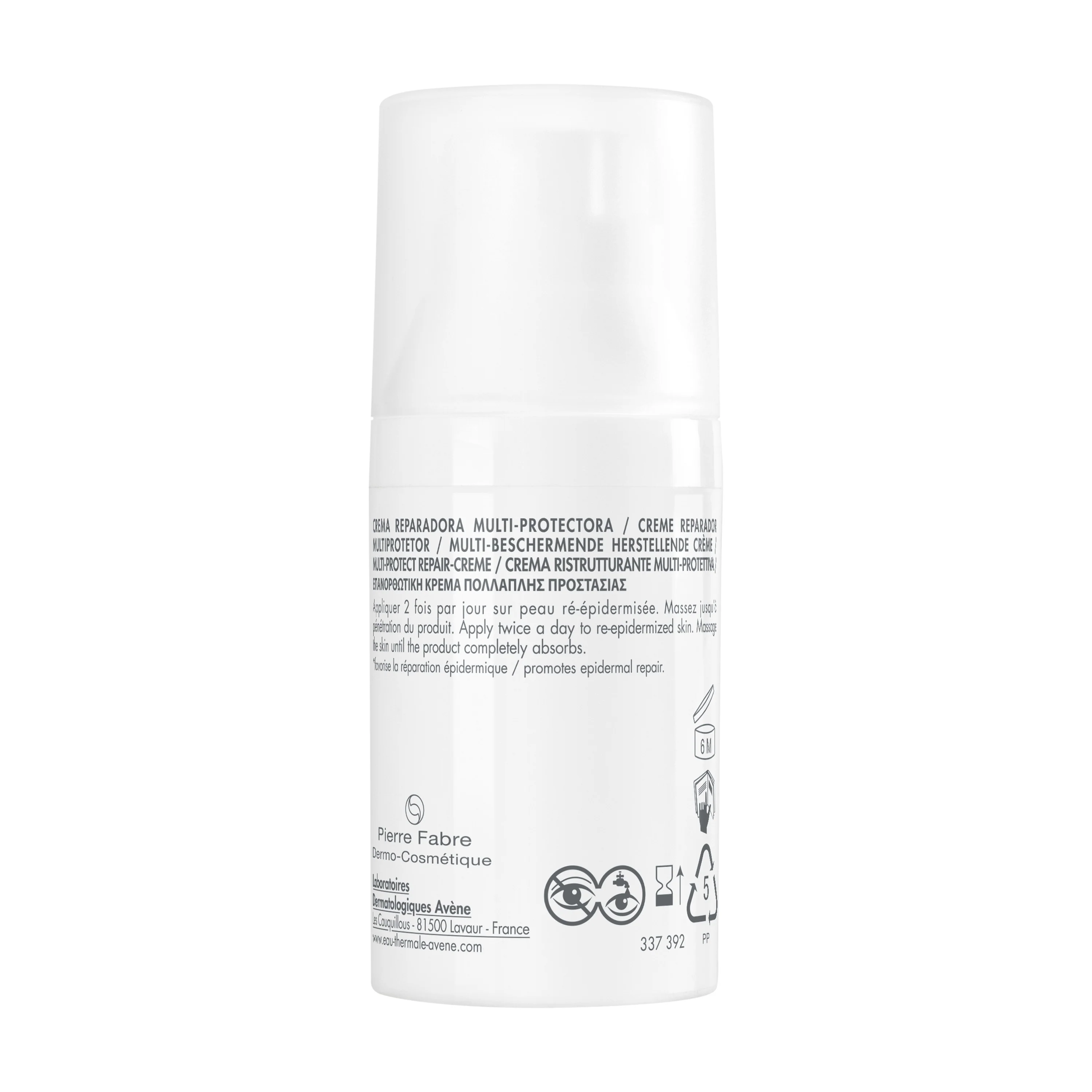 Cicalfate+ Crema Ristrutturante Multi-Protettiva SPF50+ - Solare viso alta prot., Trattamento Riparatore, Crema viso giorno antimacchie