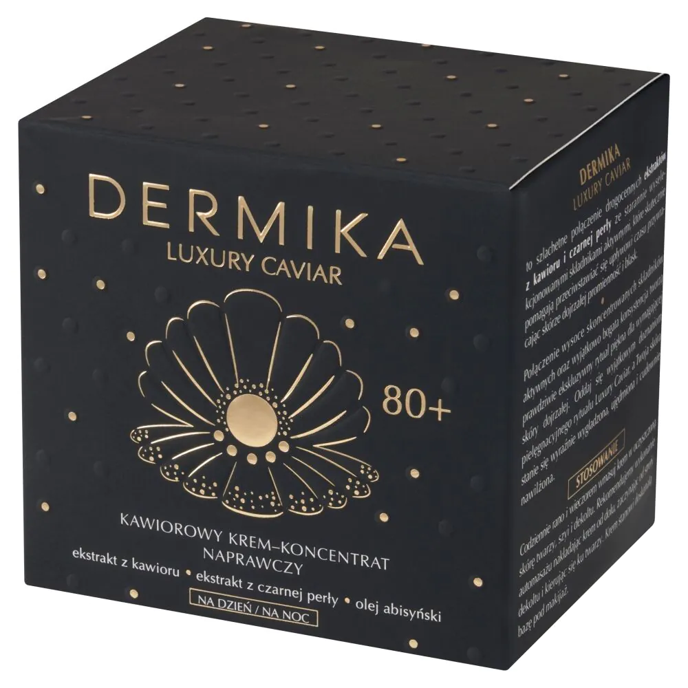Dermika Luxury Caviar Kawiorowy krem koncentrat naprawczy 80+ na dzień i na noc