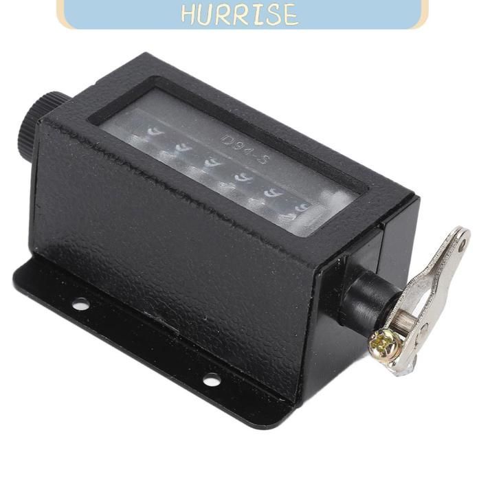 Tbest handmatige snelheidsmeter met klikteller, 6-cijferige mechanische snelheidsmeter voor sportief fietsen