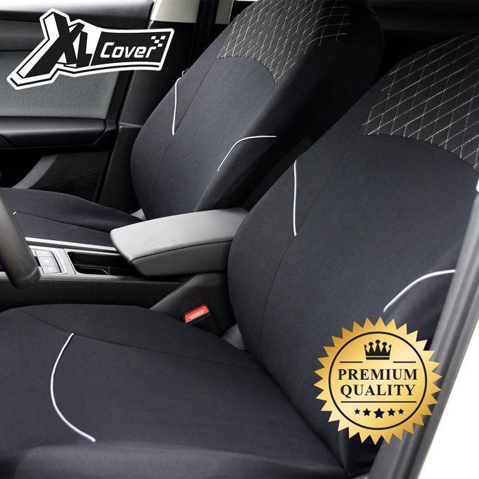 Fundas para asientos de coche - XLCOVER - SUV/Sedán - Divididas - Fundas para asientos delanteros/respaldo, reposacabezas y asiento trasero