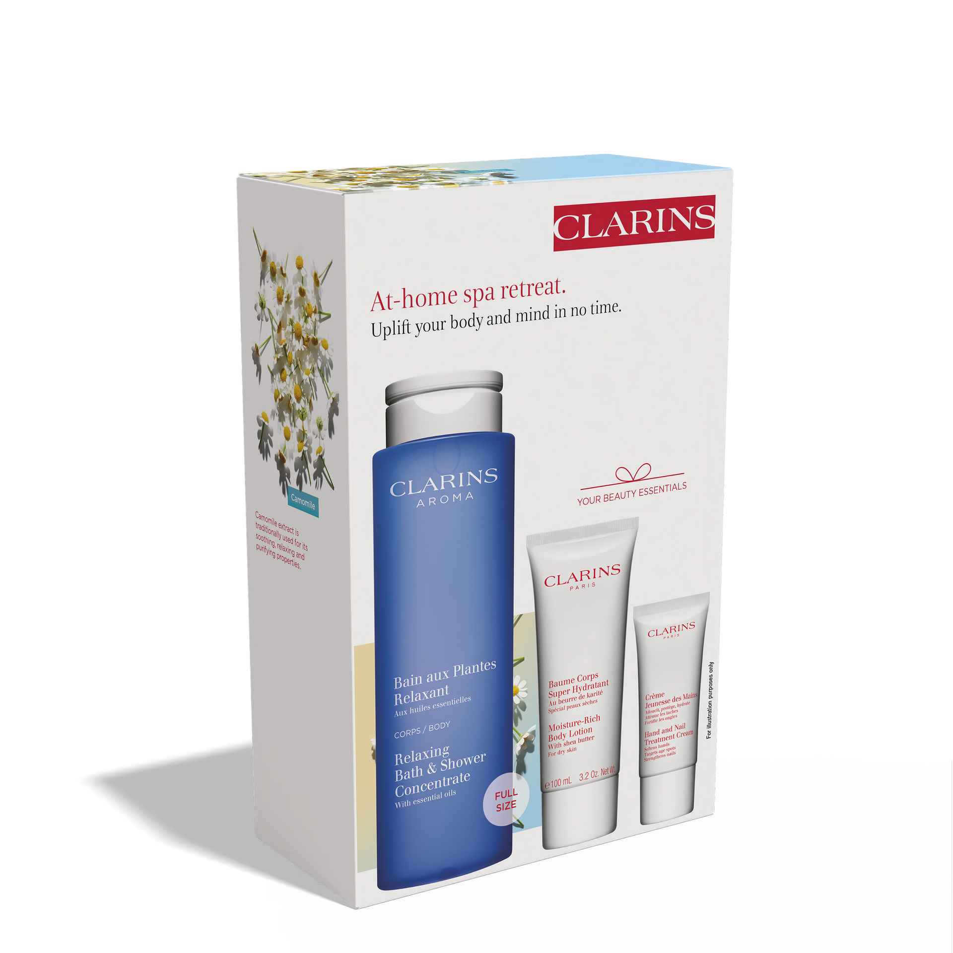 Cutie cadou pentru retragerea la spa acasă - Clarins