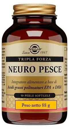 SOLGAR Neuro Fish 50 pehmet kapslit EPA ja DHA-ga