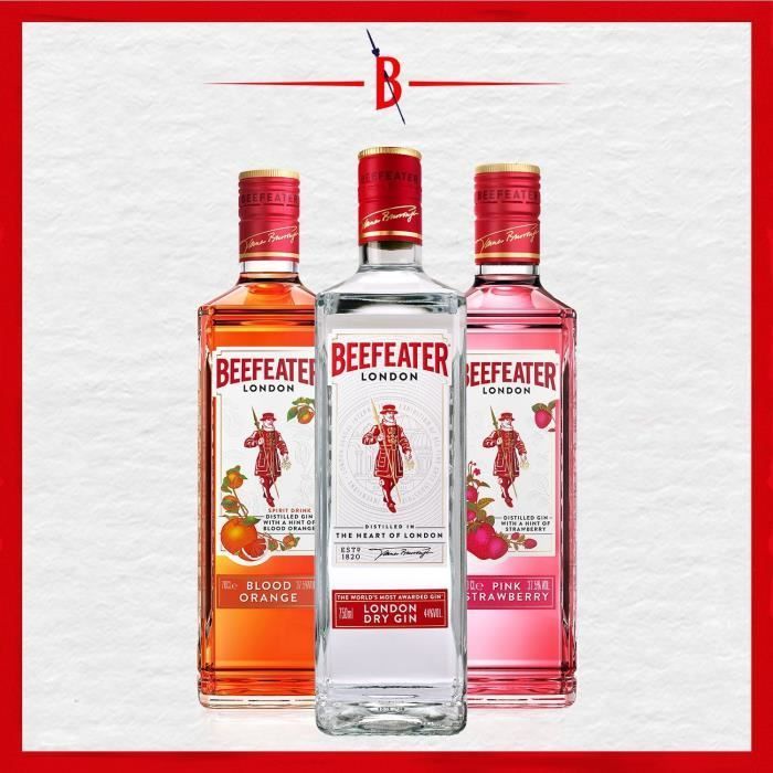 Beefeater - Ginebra London Dry - 40,0% Vol. - 70 cl