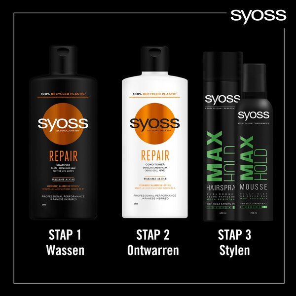 Syoss Max Hold matu putas<br>250ml