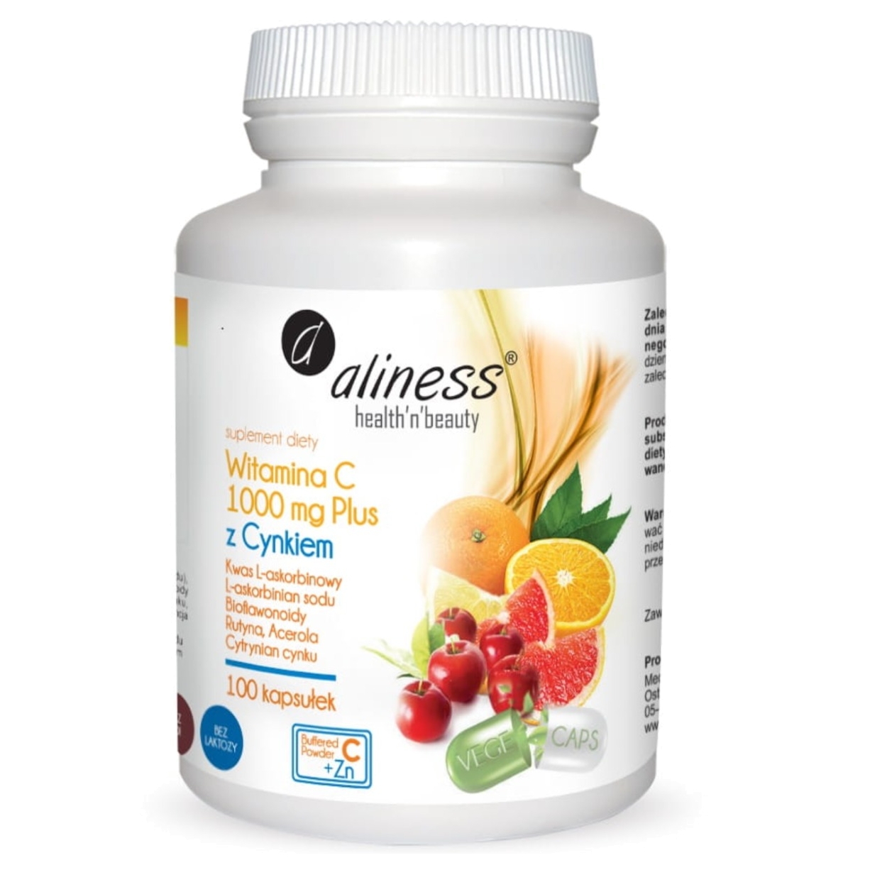 Aliness Vitamin C 1000mg mit Zink Plus