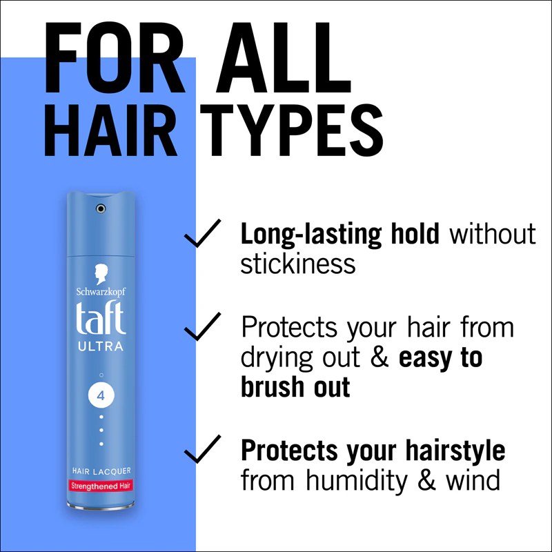 Spray de cabelo Schwarzkopf Taft Ultra Strong Hold
