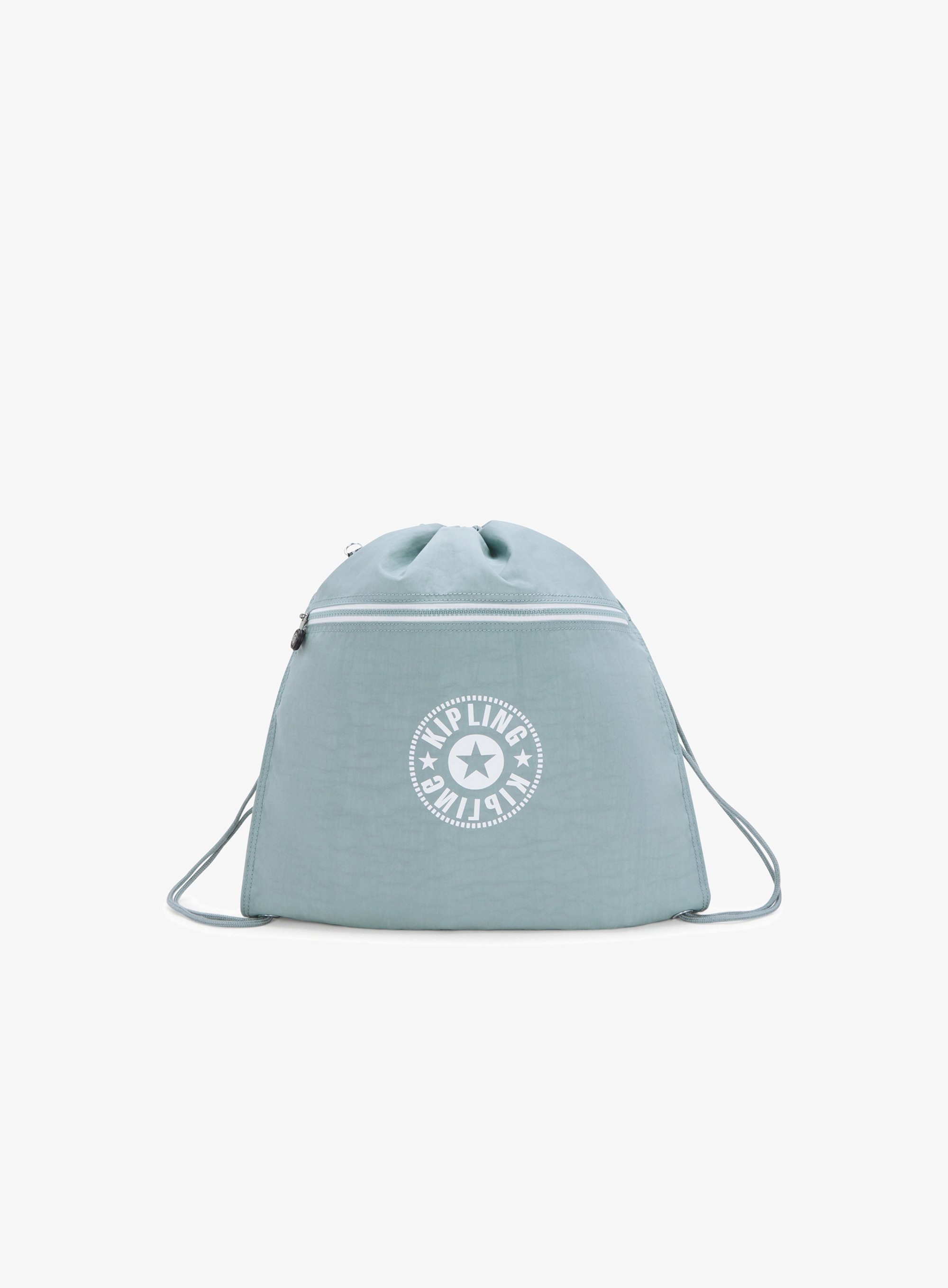 Kipling SUPERTABOO CENTER - Sporttas met trekkoord - relaxte grijze combinatie