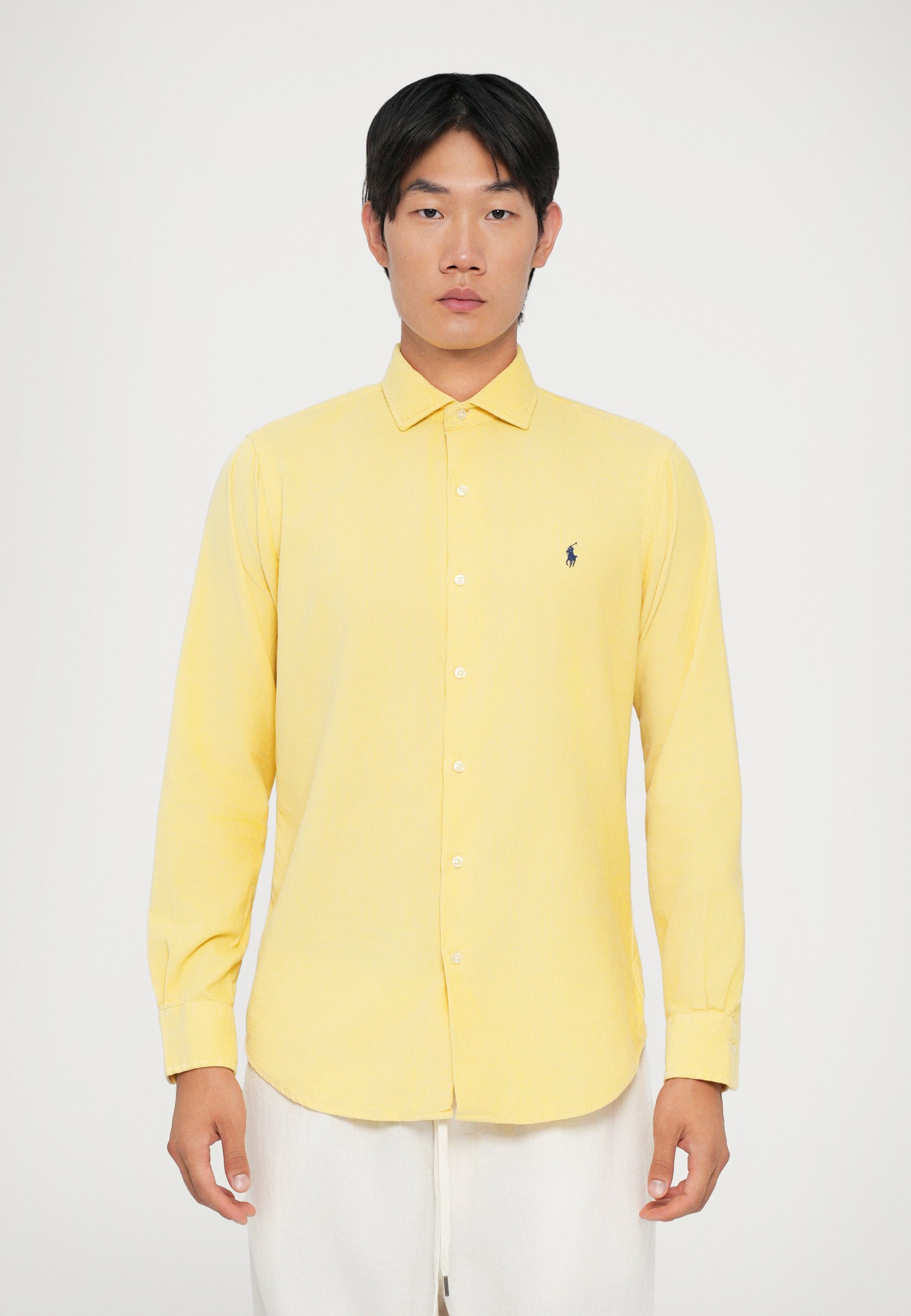 Polo Ralph Lauren sportshirt met lange mouwen - Shirt - maïsgeel