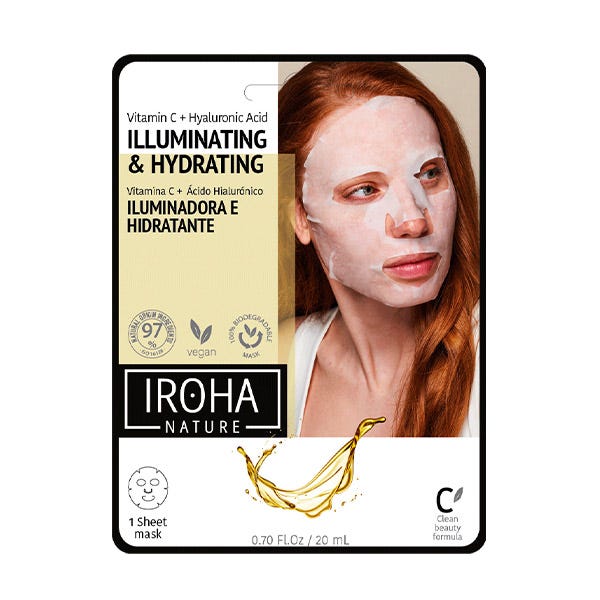 Lysande och återfuktande ansiktsmask | 1 enhet