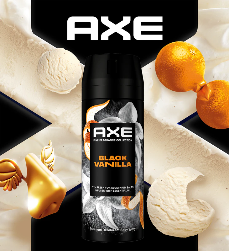 Desodorante spray Axe Premium Black Vanilla