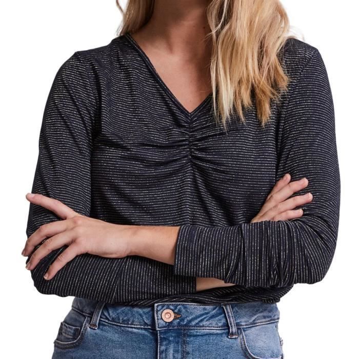 Women's Navy Striped T-shirt Pieces Tamara