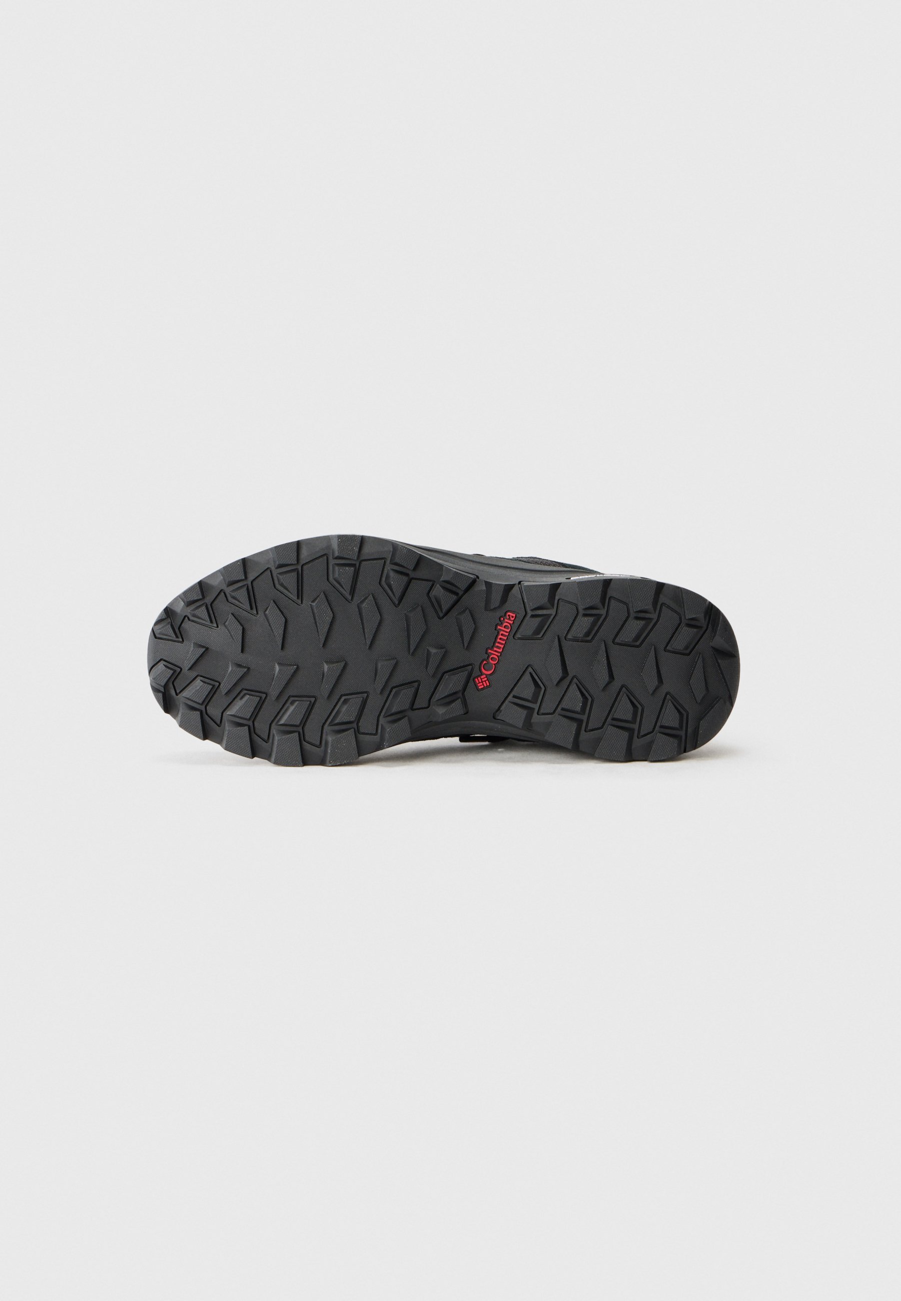 Columbia REDMOND IV - Scarpe da trekking - nero/rosso montagna