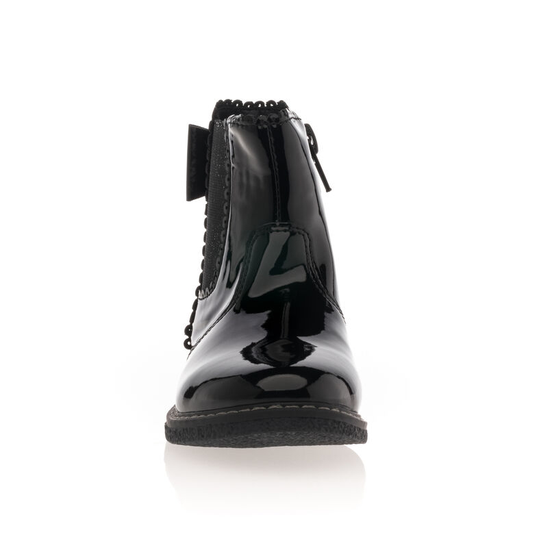 Schwarze Mädchenstiefel/Stiefeletten