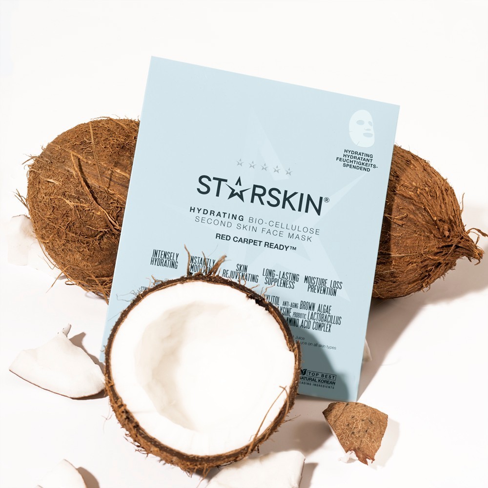 STARSKIN® sejas maska Red Carpet Ready™ mitrinoša biocelulozes maska - 30 ml
