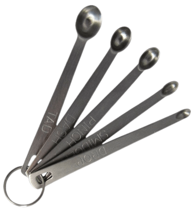 Set de 5 cuillères doseuses en inox