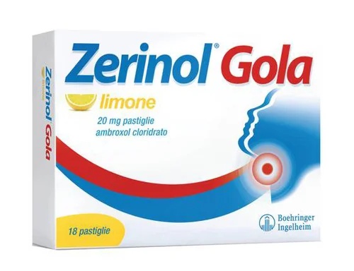ZERINOL Pastilles pour la gorge Zerinol 20 mg citron 18 pastilles