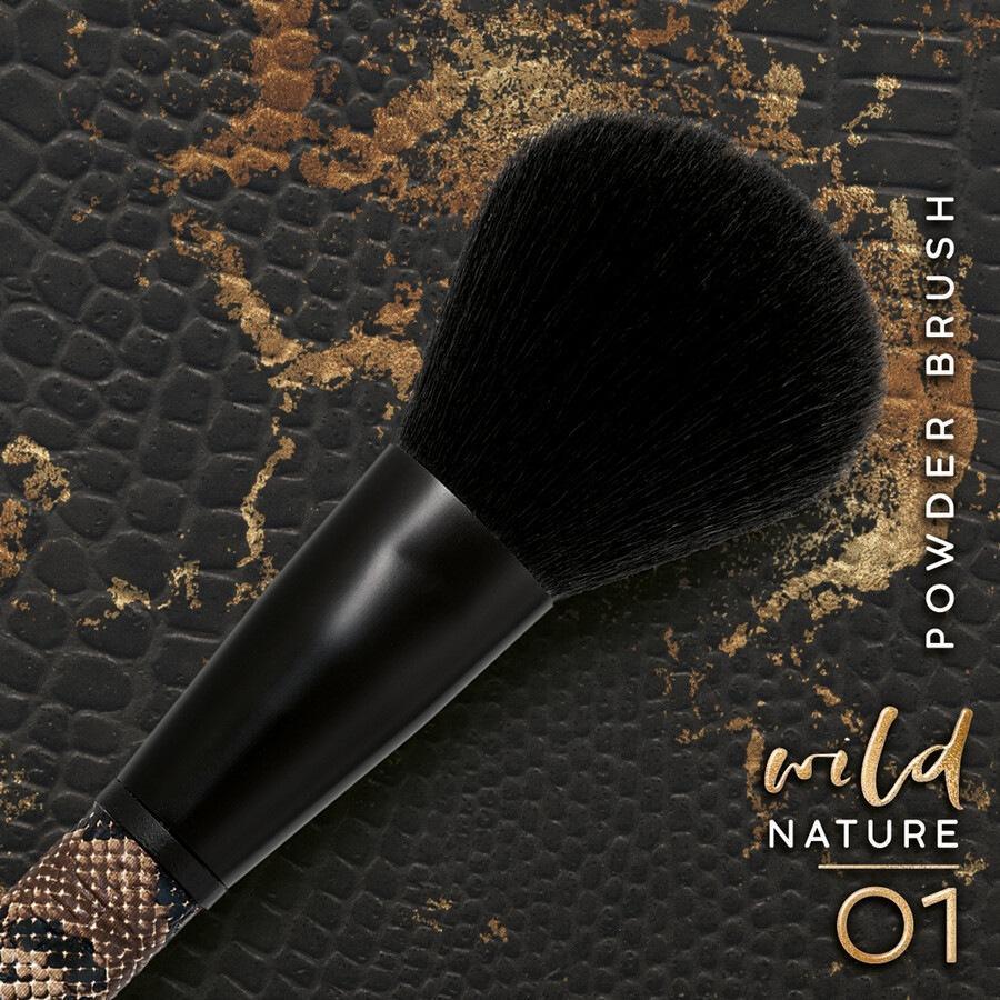 Јустар четкица за пудер, пудер Wild Nature - 1 комад
