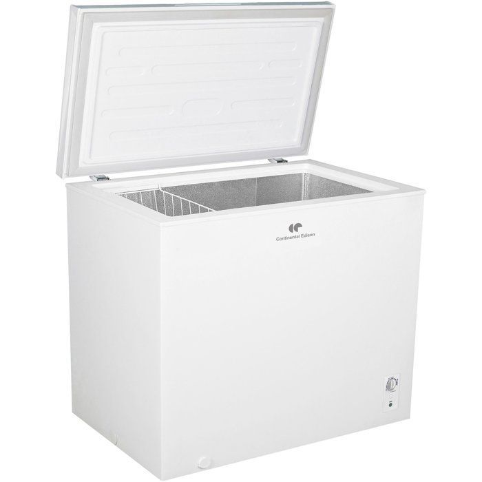 Congelador horizontal - CONTINENTAL EDISON - CECC291WD - Clase energética D - 291 L - 112,5 x 60,8 x 83,5 cm - Blanco