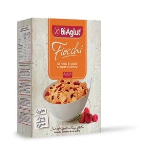 BIAGLUT Biaglut Reis-, Mais- und rote Fruchtflocken 300 g glutenfrei