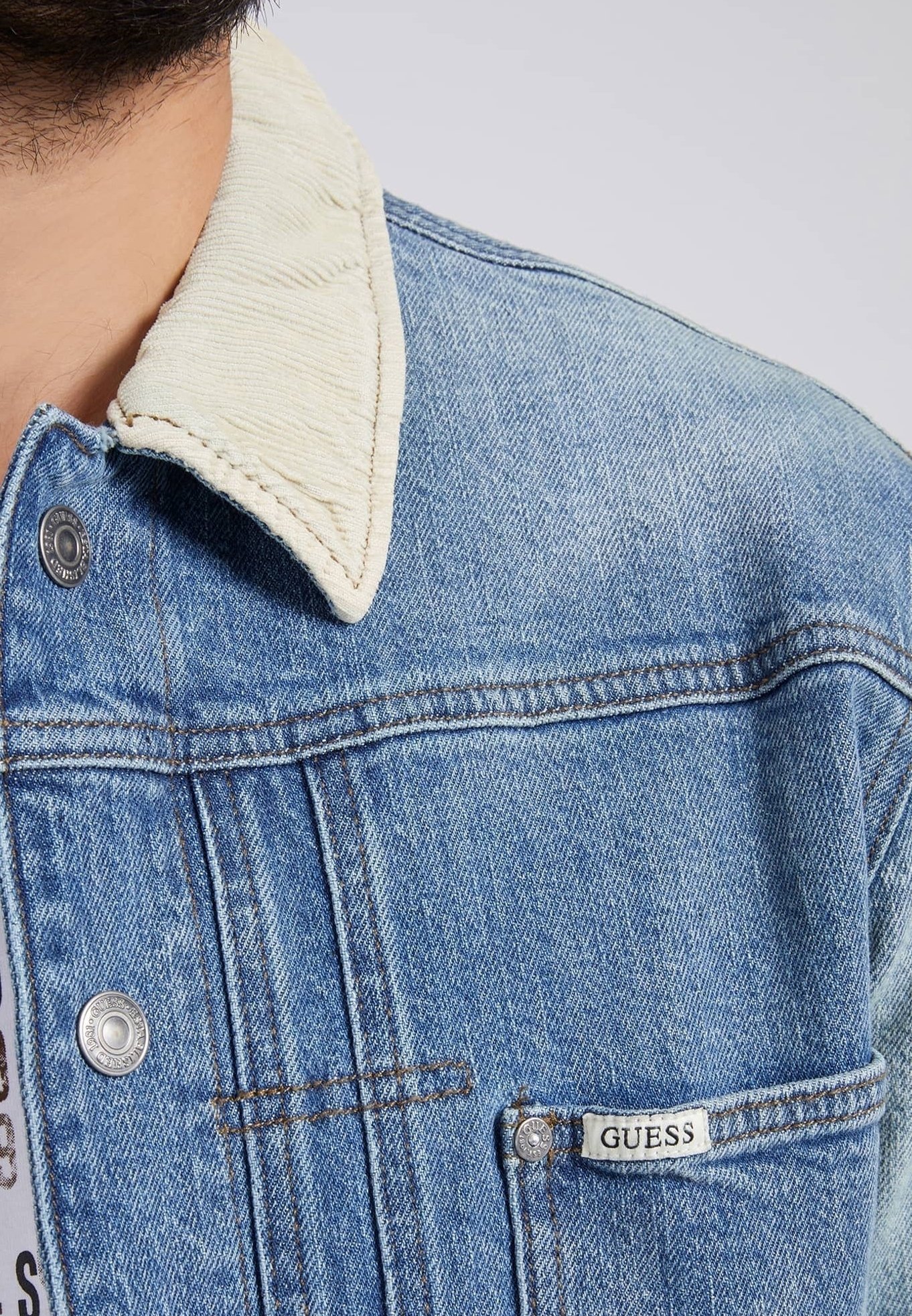 „Guess“ džinsinė striukė - mėlyna