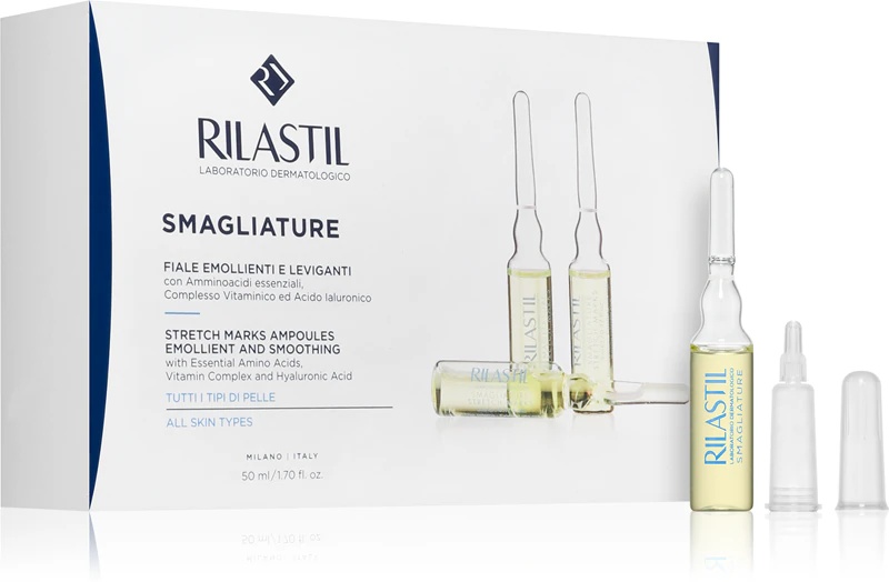 Rilastil strijų lyginamasis serumas ampulėse