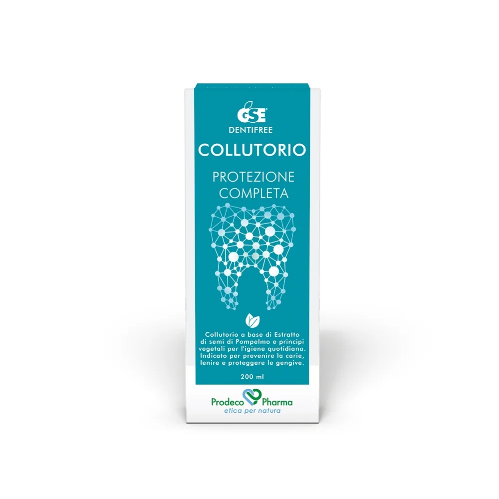 Bain de bouche GSE Dentifree 200 ml Protection complète de la cavité buccale