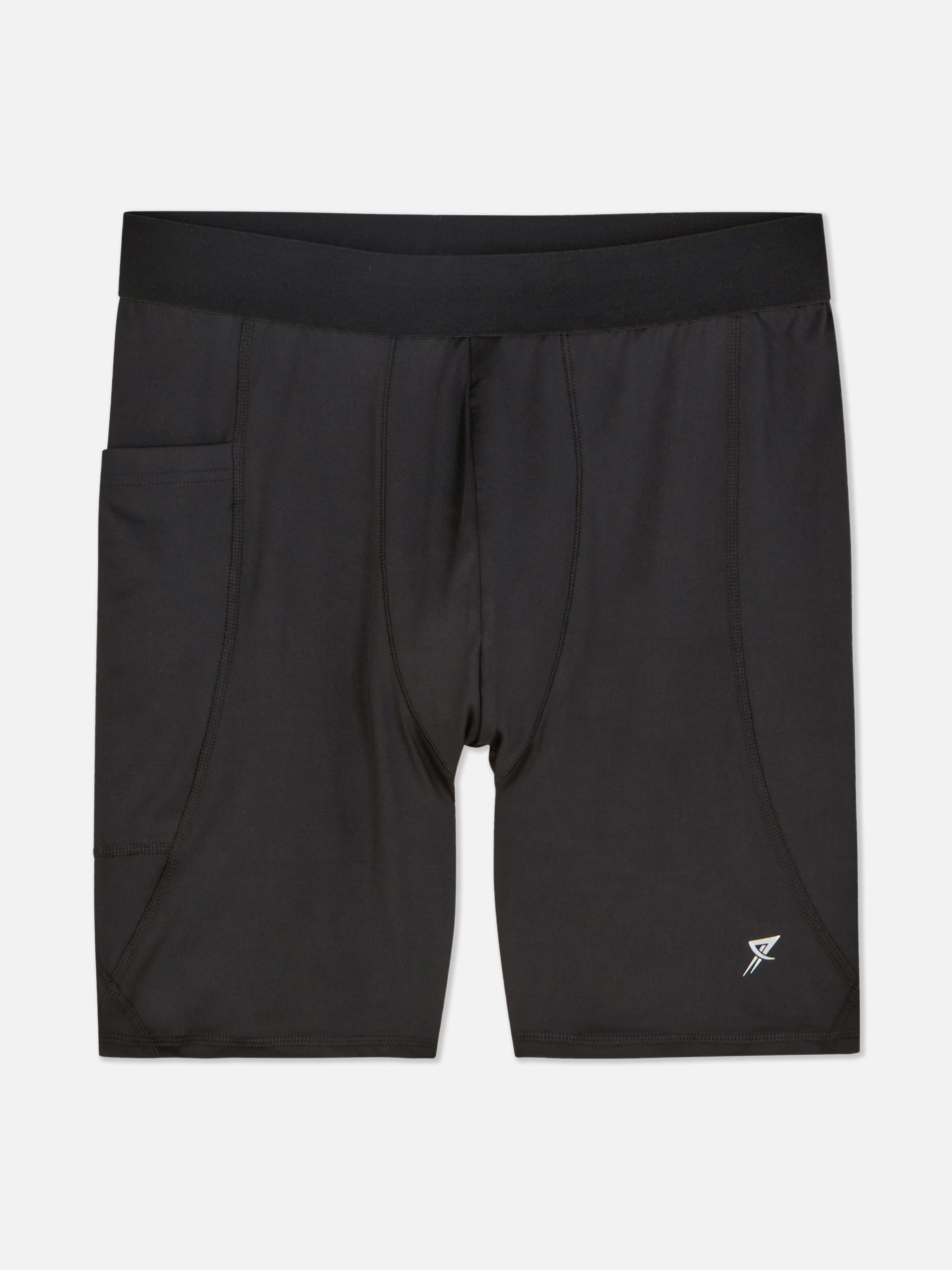 Pantaloni scurți sport elastici. Pantaloni scurți sport cu buzunar lateral și elasticitate suplimentară.