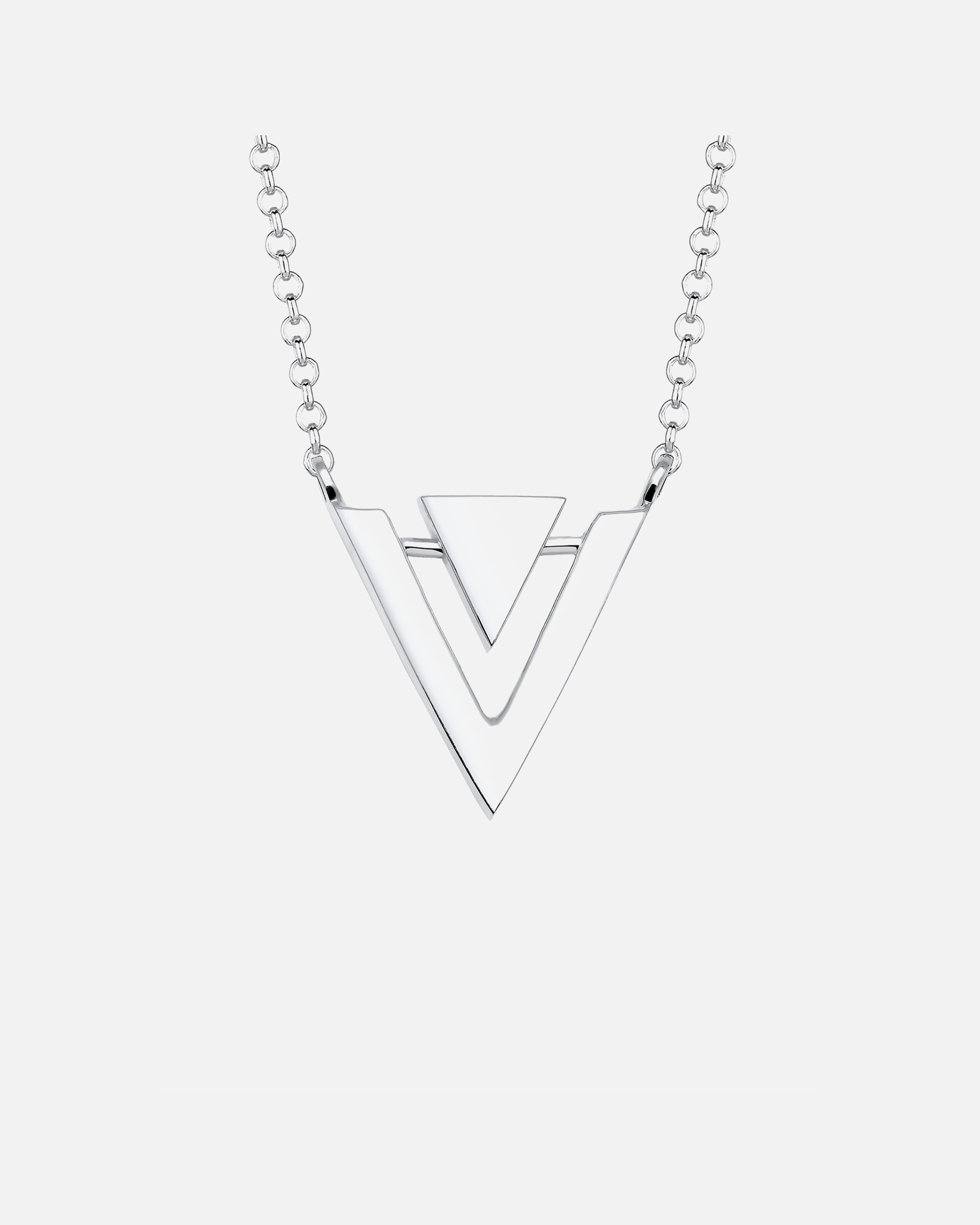 Elli Femme Pendentif Triangle Geo - (925/1000) Argent