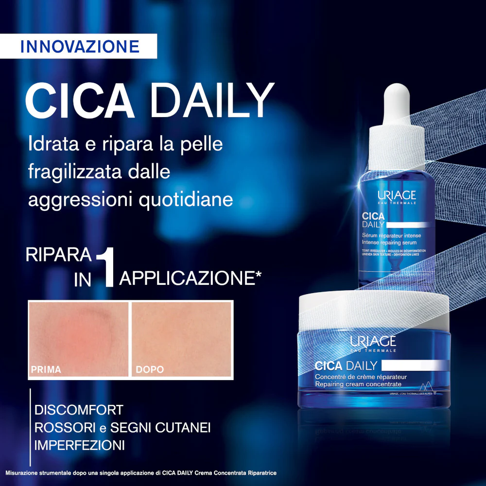 CICA DAILY Crema Concentrata Riparatrice - Trattamento Riparatore, Tratt.viso 24 ore idratante
