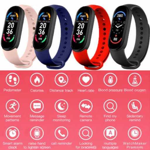 Klack Smart Fitness Tracker na beh kompatibilný s iPhone, Xiaomi, Huawei, Samsung
