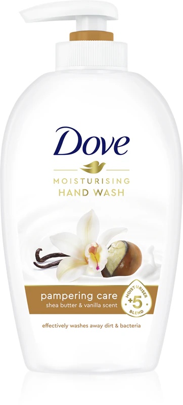 Tekoče milo Dove Purely Pampering s karitejevim maslom z dozirnikom