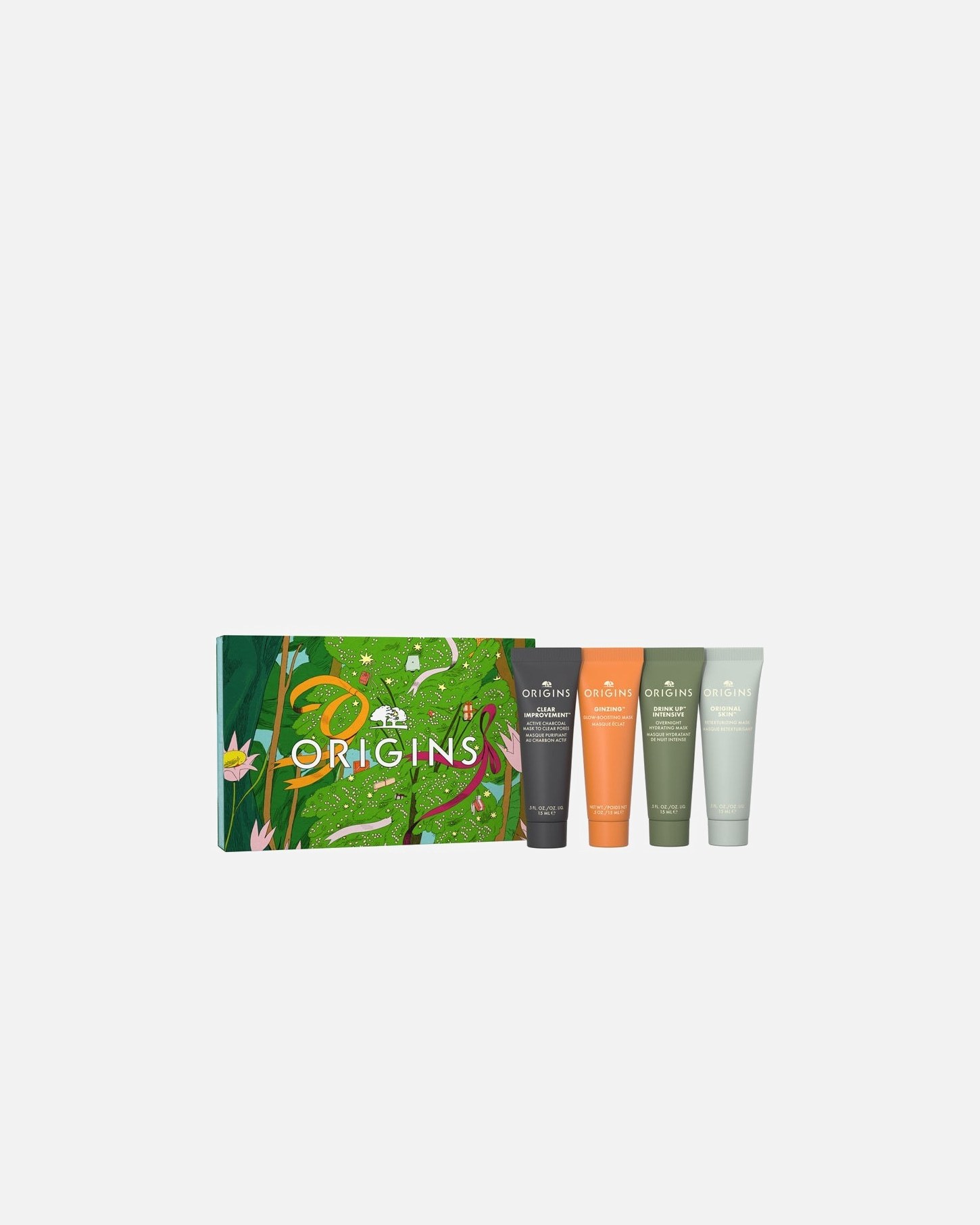Komplet za nego obraza Origins z več maskami – 1 kos