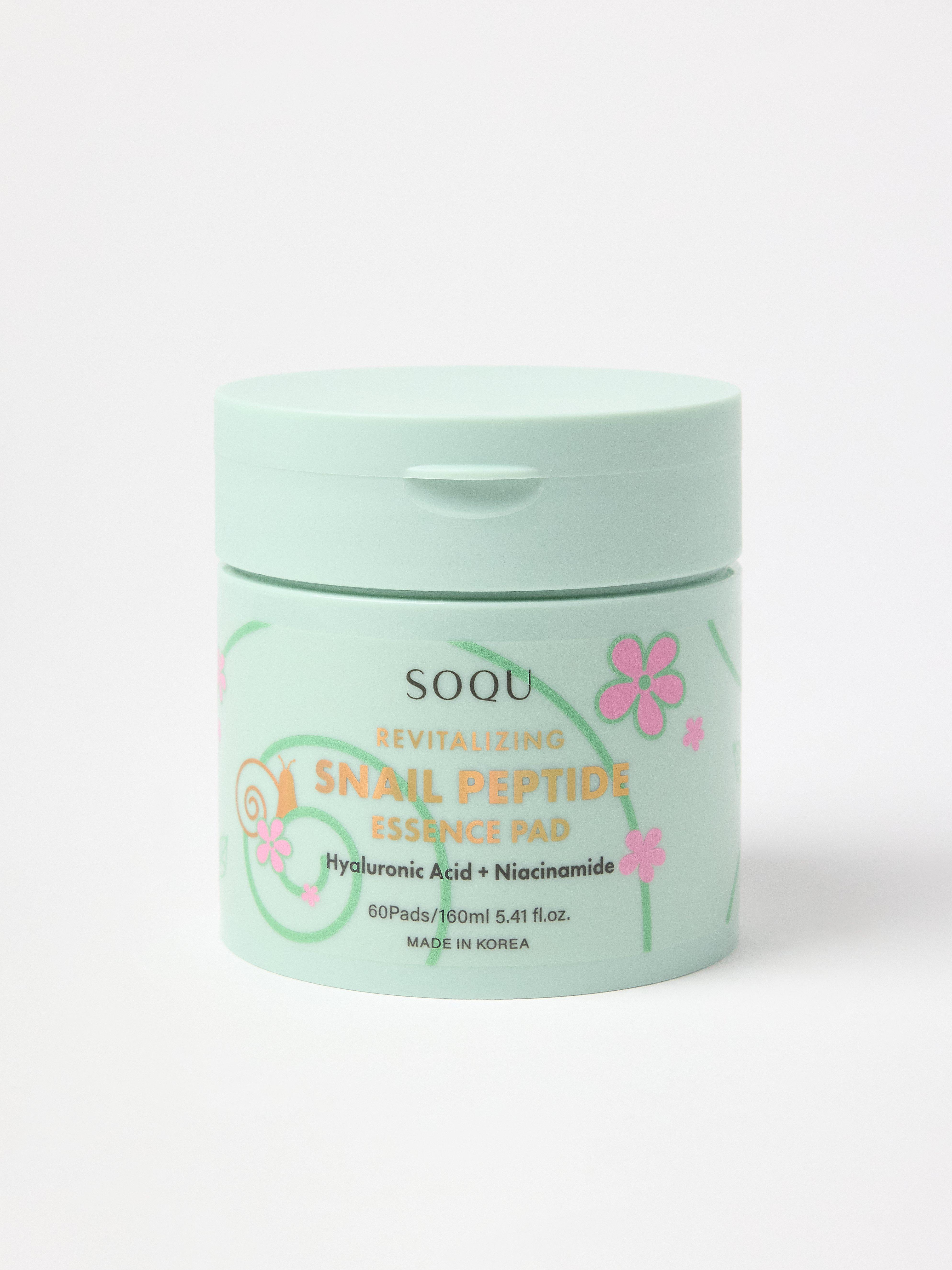 SOQU Snail Peptide Essence Pads Ingen farge
