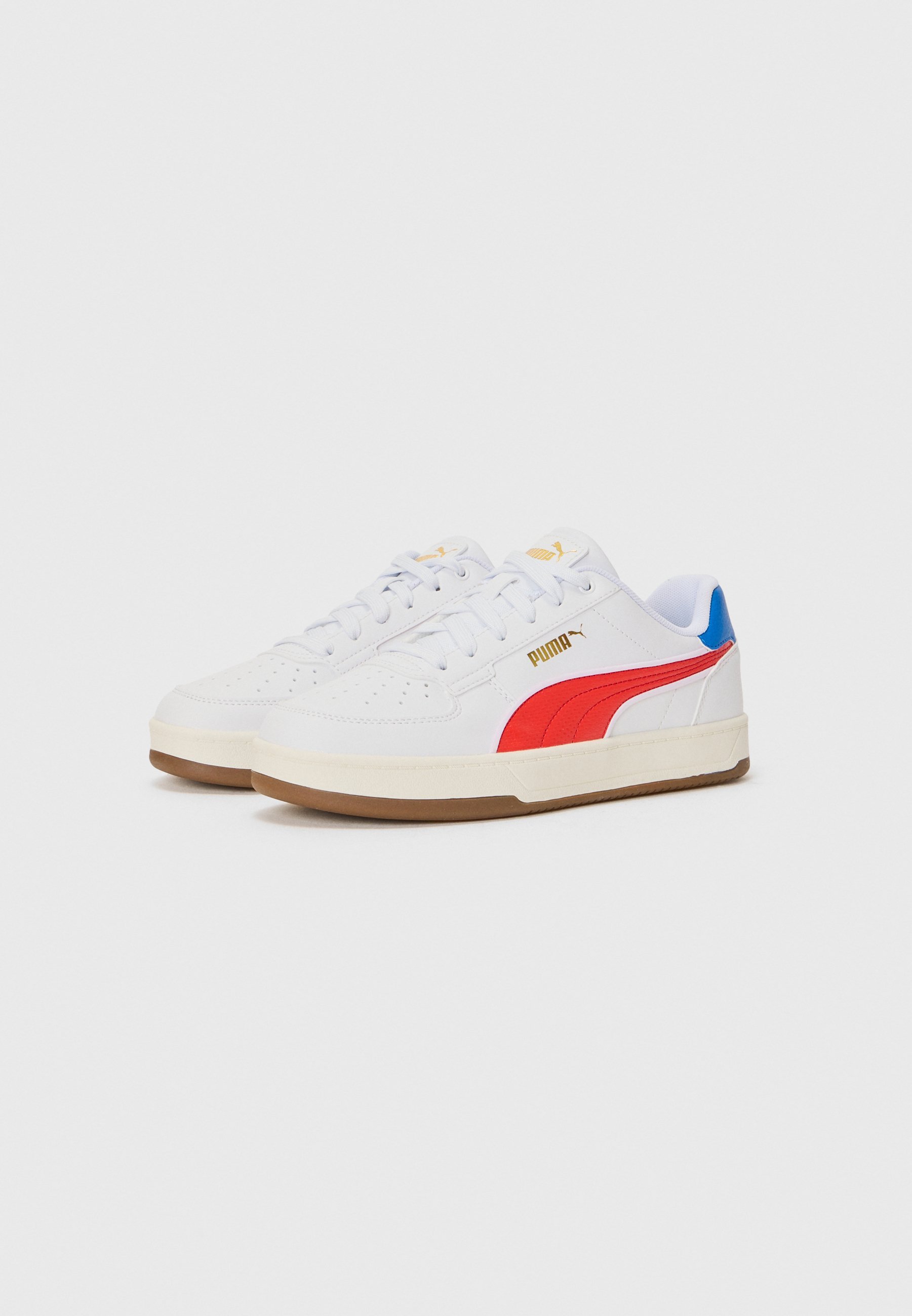 Puma CAVEN 2.0 UNISEX - Tenisky - biela/navždy červená/guma