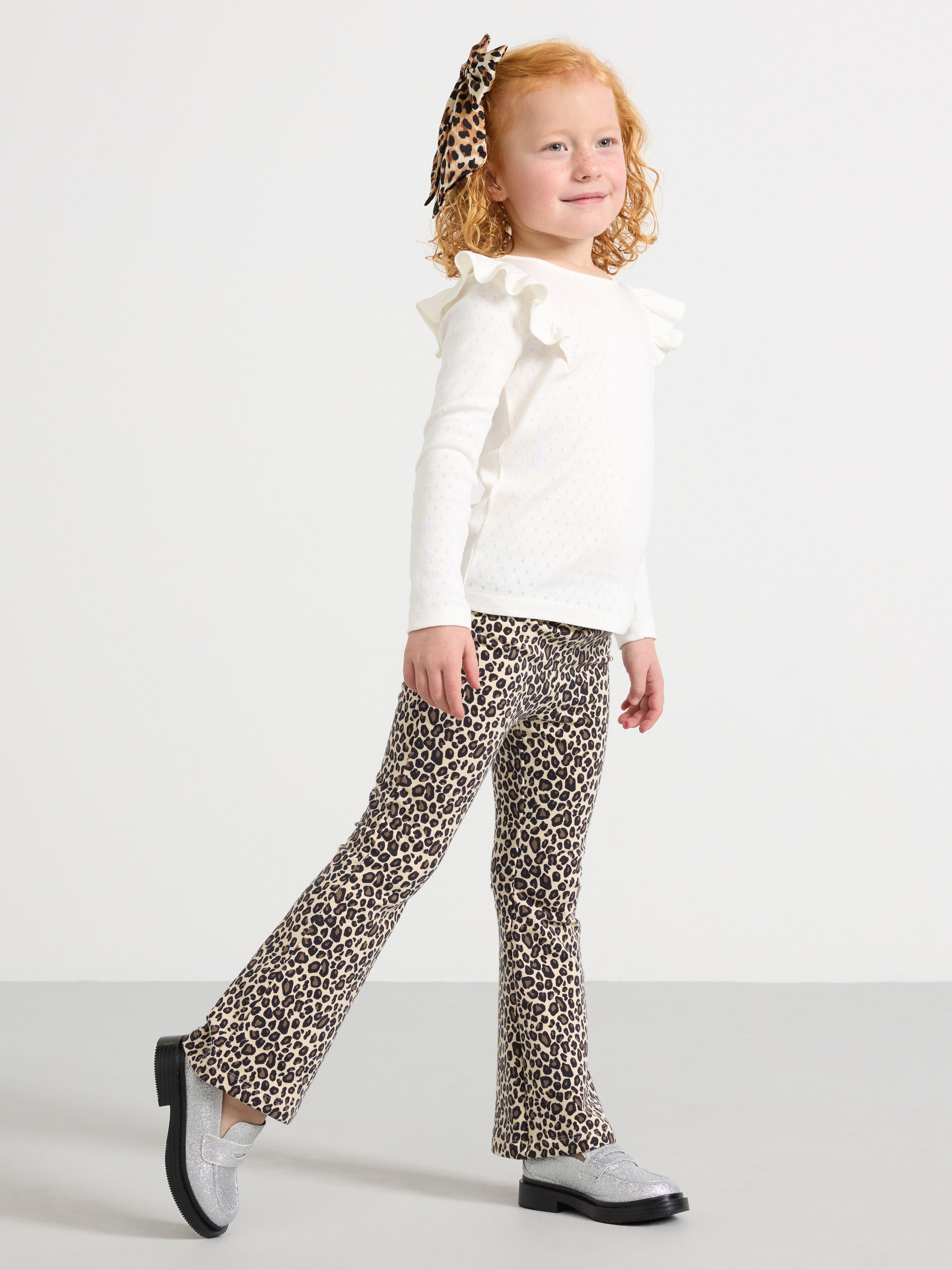 Leggings con interior cepillado, color beige claro.