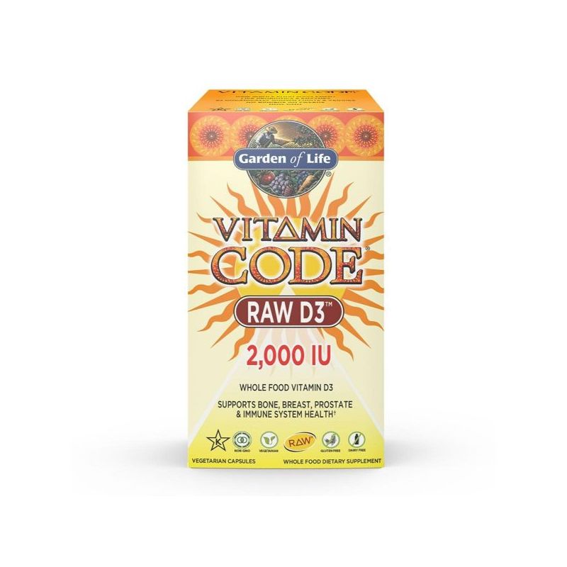 Garden of Life Vitamin Code RAW D3 2000 IU