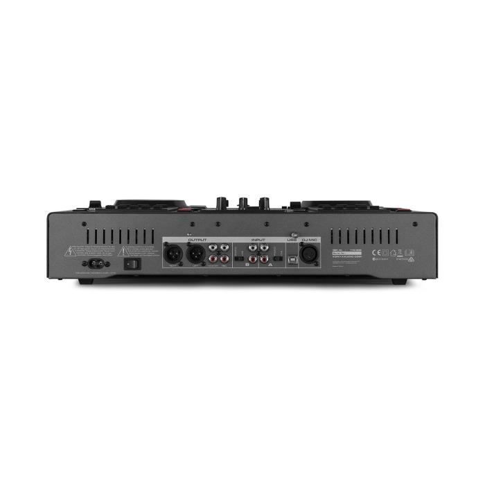 Leitor/mixer duplo de CD/MP3/USB com Bluetooth - VONYX - CDJ450 - Efeitos de scratch, freio e reversão - Botões