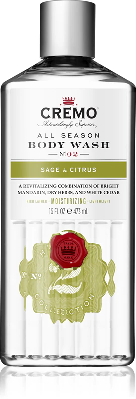 Čistiaci sprchový gél Cremo Sage & Citrus