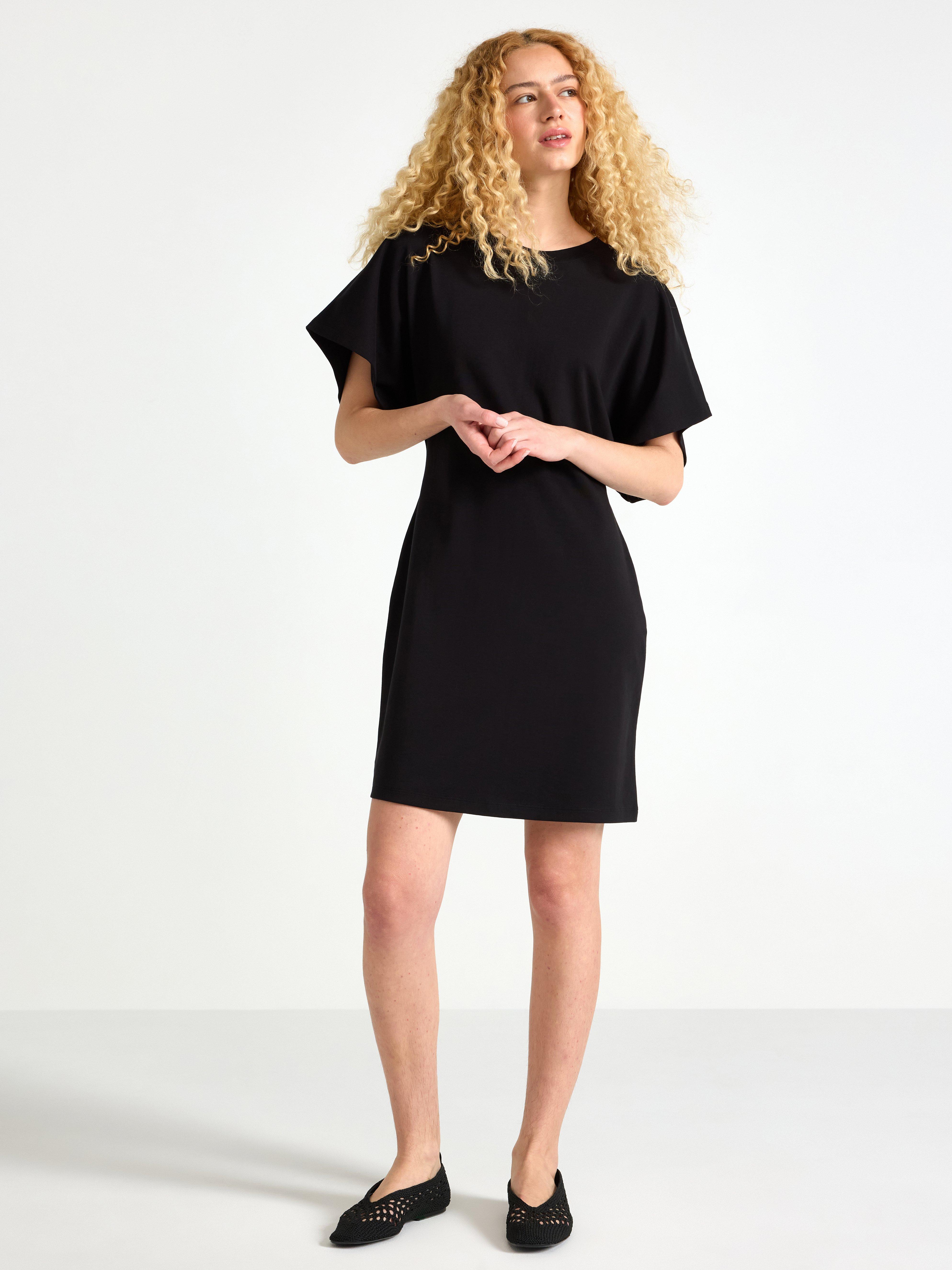 Vestido camiseta preto