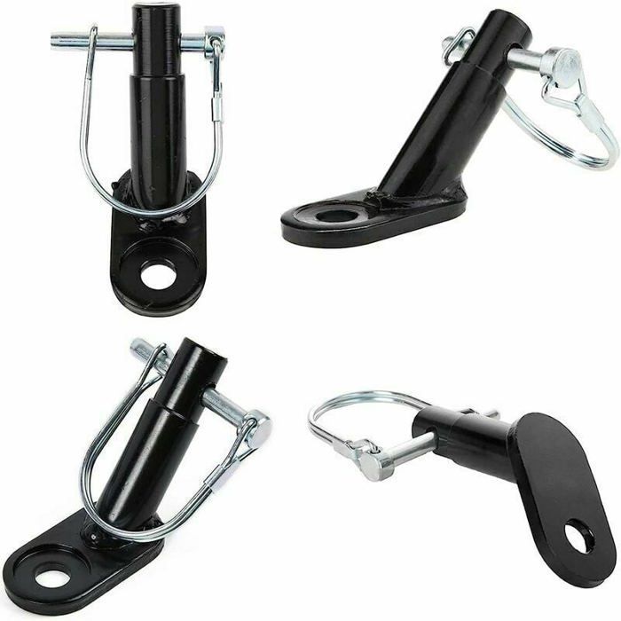 2 pcs Attelage de Remorque de Vélo, Attelage de Remorque de Vélo en Adaptateur, Coupleur de Remorque de Vélo de Attelage, pour