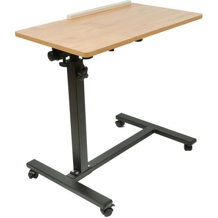 Computer Desk - MQUWENHU - Adjustable Height - 4 Casters