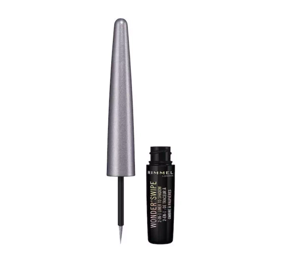 Rimmel Wonder’Swipe 2w1 metaliczny eyeliner i cień do powiek 001 Slay 1,7ml