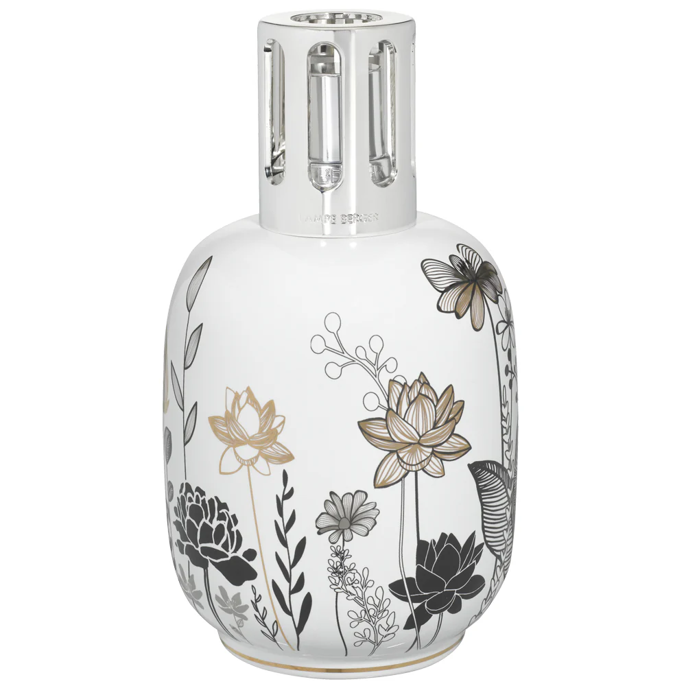 Lampe PORCELLANA VEGETALE Blanche - Lampada Catalitica