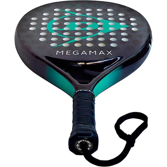 Padel racket - DUNLOP - Megamax - Graphite - Pro EVA - Black