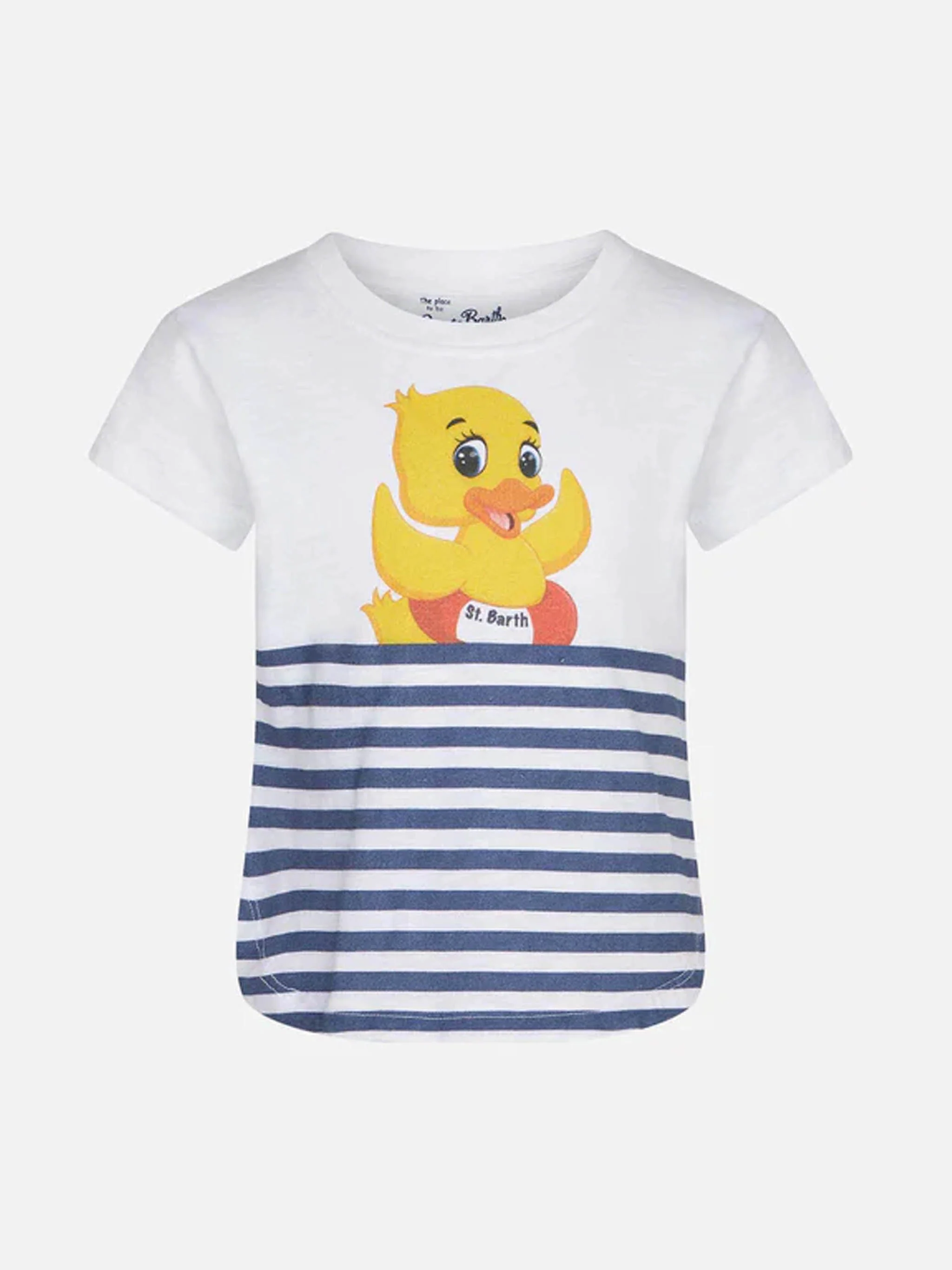 Baby T-shirt met papieren print