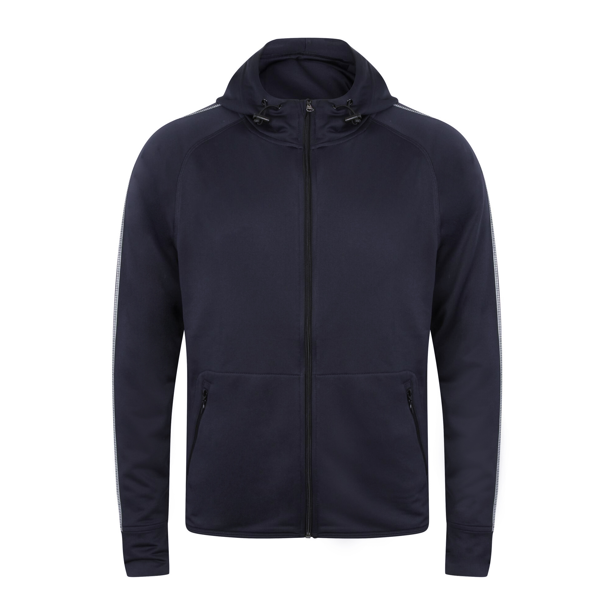 Tombo Teamsport Leichter Laufhoodie mit reflektierendem Band