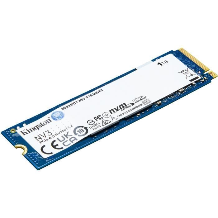 KINGSTON - NV3 - SSD interno - 1 TB - PCIe 4.0 NVMe M.2 2280